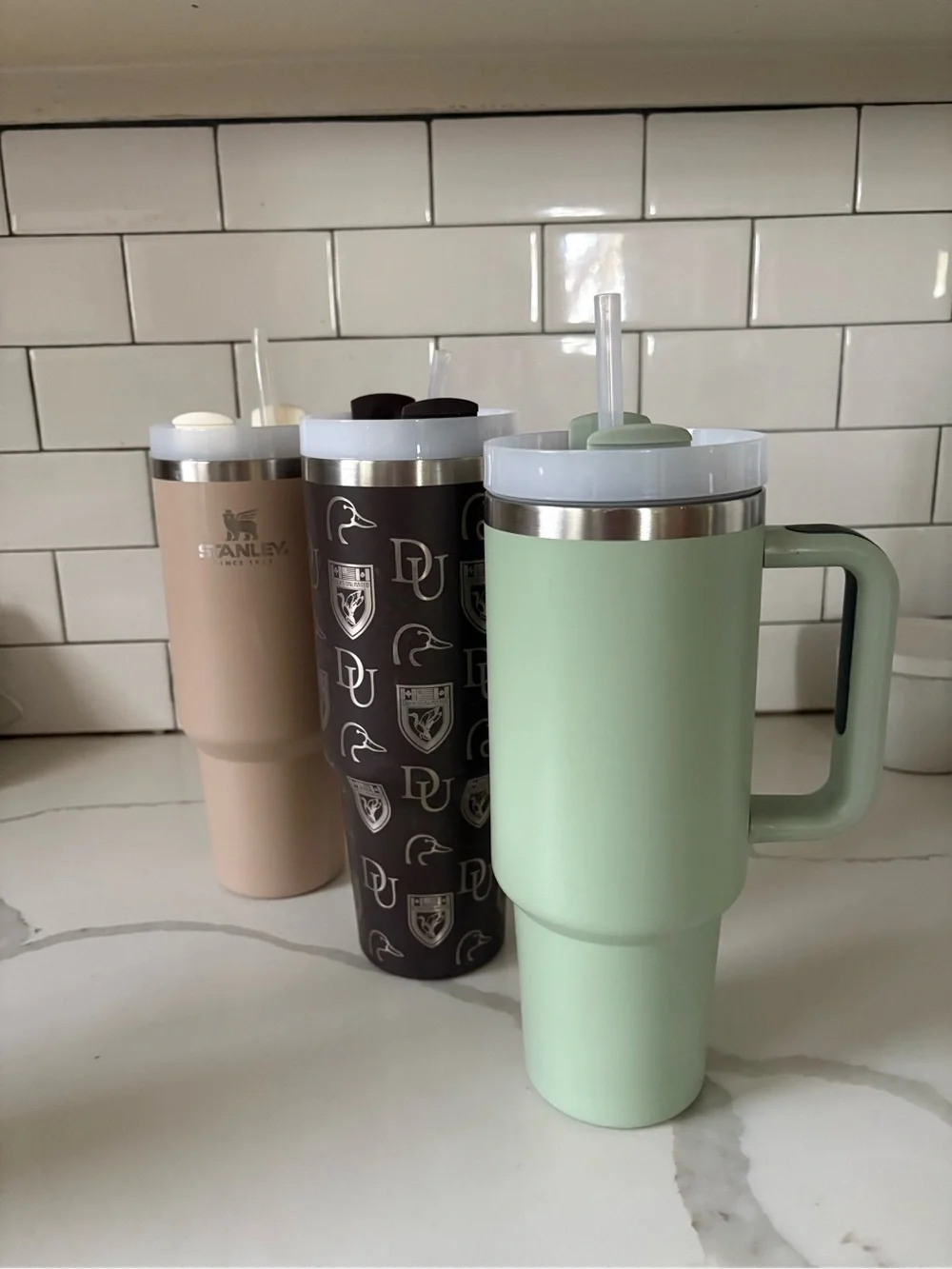 Stanley Tumbler Bundle with Handle and Straw